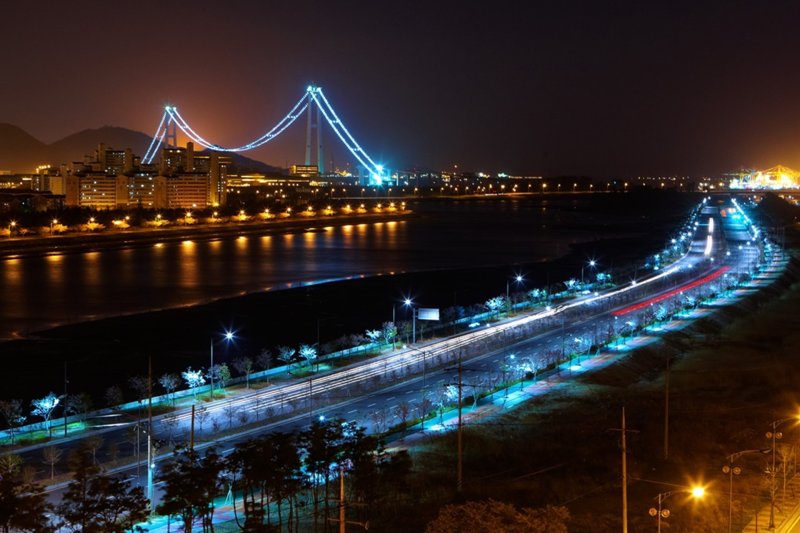 광양시 야경(광양시 제공)