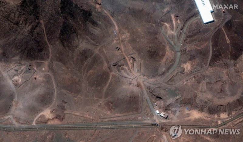 6월 29일 촬영한 이란 포르도 핵시설 위성사진 (출처=연합뉴스)