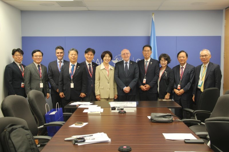 김포국제공항 고도제한 완화를 위한 ICAO 방문 (출처=연합뉴스)