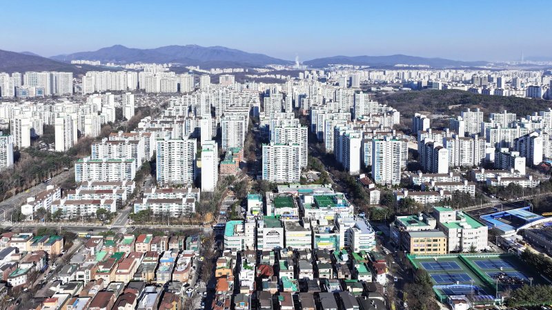 분당신도시 전경. 뉴시스