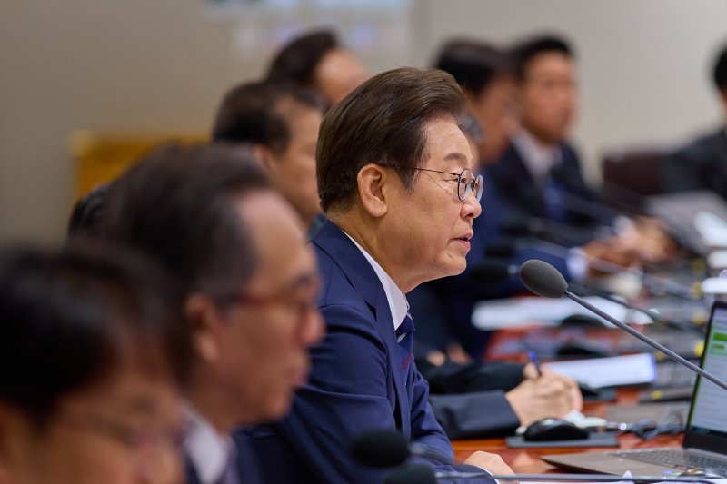 이재명 바카라사이트 검증이 1일 서울 용산 바카라사이트 검증실 청사에서 열린 국무회의에서 발언을 하고 있다. 바카라사이트 검증실 제공