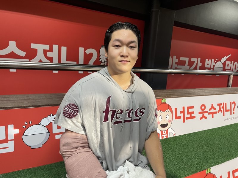 데뷔 첫 선발승을 따낸 키움 박주성 (출처=연합뉴스)