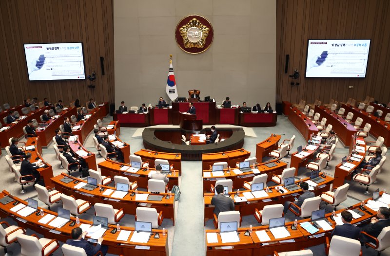 1일 오전 서울 여의도 국회에서 열린 제426회국회(임시회) 예산결산특별위원회 제2차 전체회의가 열리고 있다. 2025.7.1/뉴스1 ⓒ News1 김민지 기자