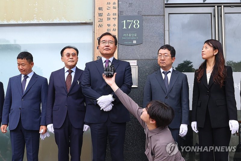 순직해병 특검 현판식, 발언하는 이명현 특검 (출처=연합뉴스)