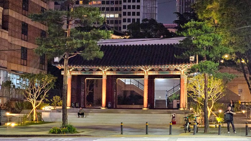 새롭게 바뀐 환구단 정문 사진(서울시 제공)