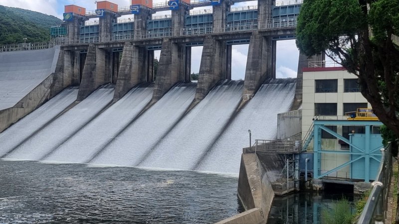 수문 연 괴산댐 (출처=연합뉴스)