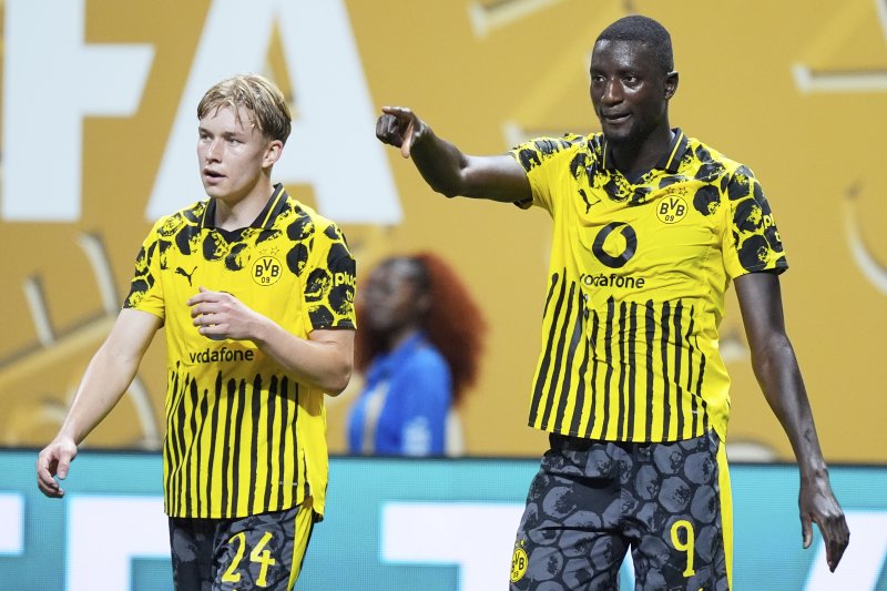 [애틀랜타=AP/뉴시스]도르트문트, 클럽월드컵 8강 합류. 2025.07.01.