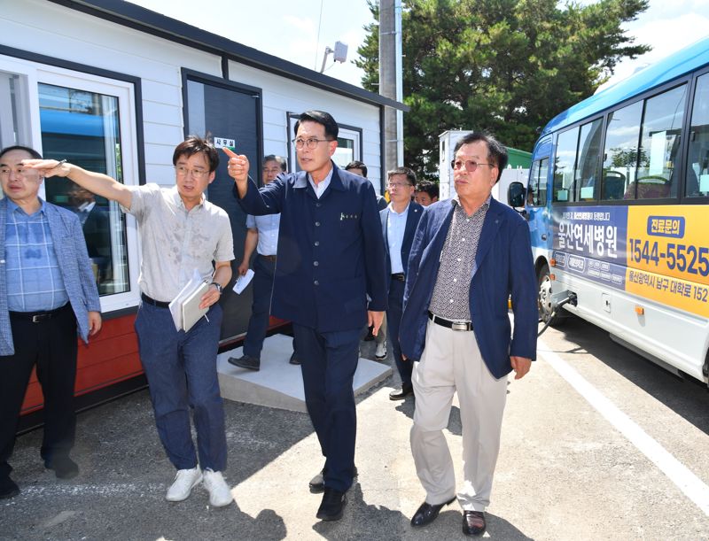 이순걸 울주군수 "범서읍 시내버스 노선 효율성 높일 것"