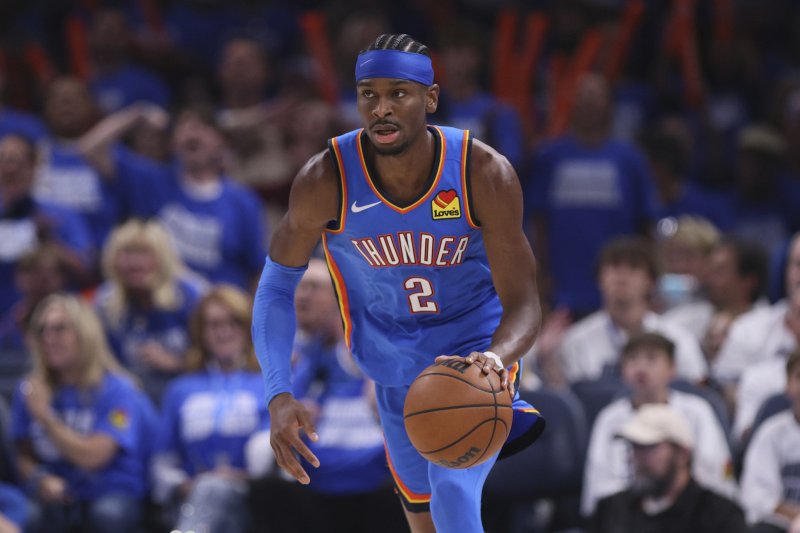 [오클라호마시티=AP/뉴시스] 미국프로농구(NBA) 오클라호마시티 선더의 샤이 길저스알렉산더. 2025.05.28.