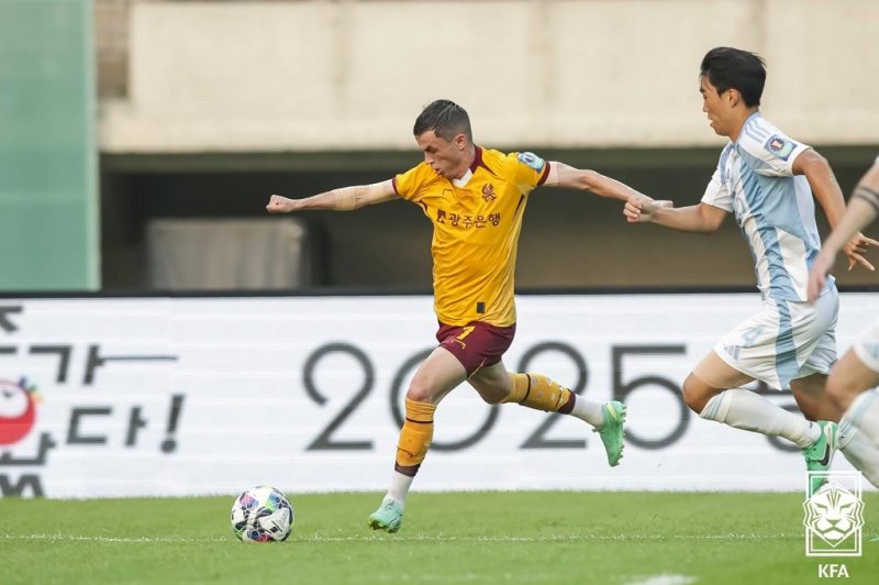 광주FC가 울산을 꺾고 코리아컵 4강에 올랐다.(대한축구협회 제공)