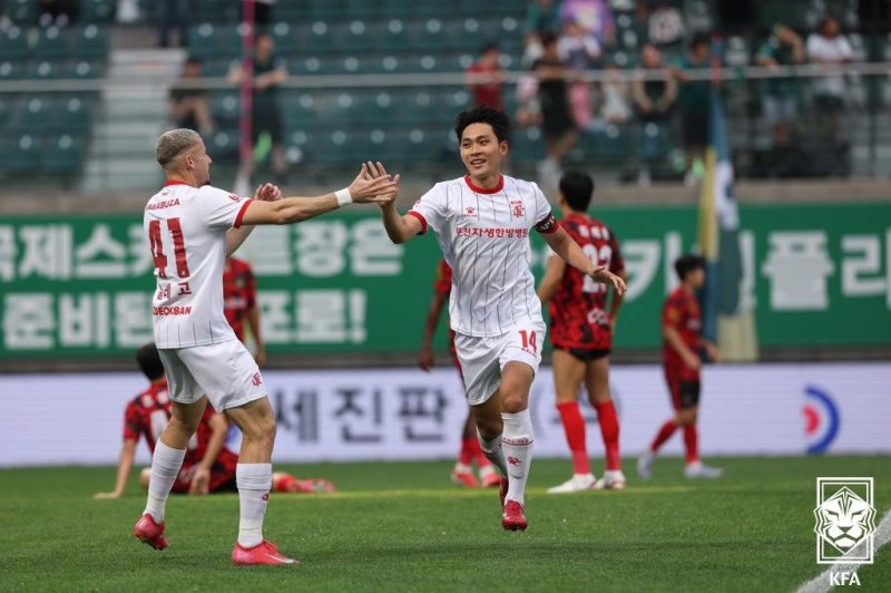 부천은 코리아컵 4강전에서 김포를 3-1로 제압했다.(대한축구협회 제공)