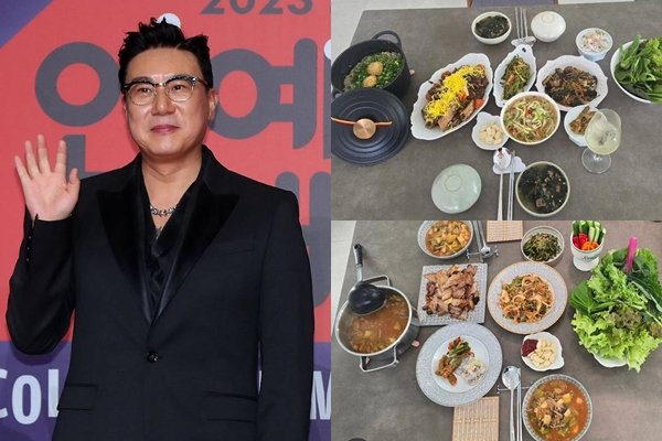 이상민 신혼밥상 자랑…10세연하 부인과 달달