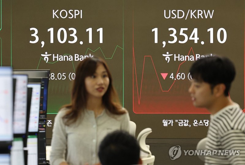 코스피 3,100 넘어 상승 출발 (출처=연합뉴스)