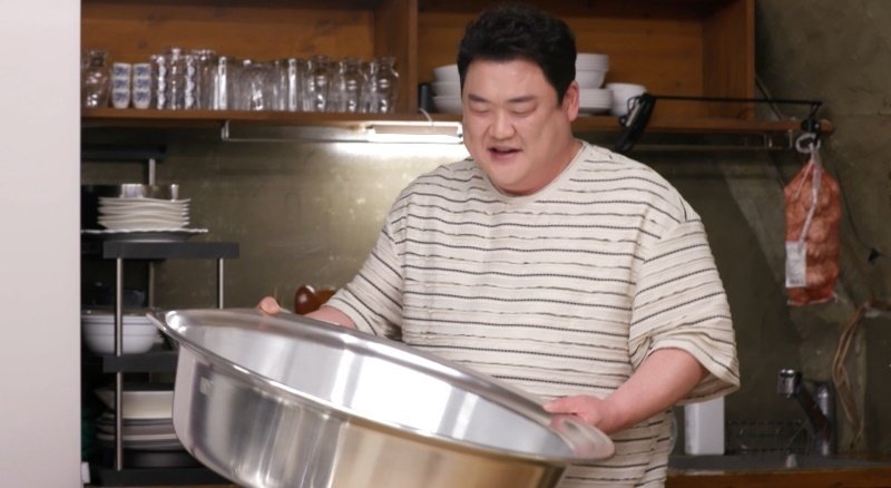국수 20분 만들기…김준현, 초대형 대야 요리 나선다 [N컷]