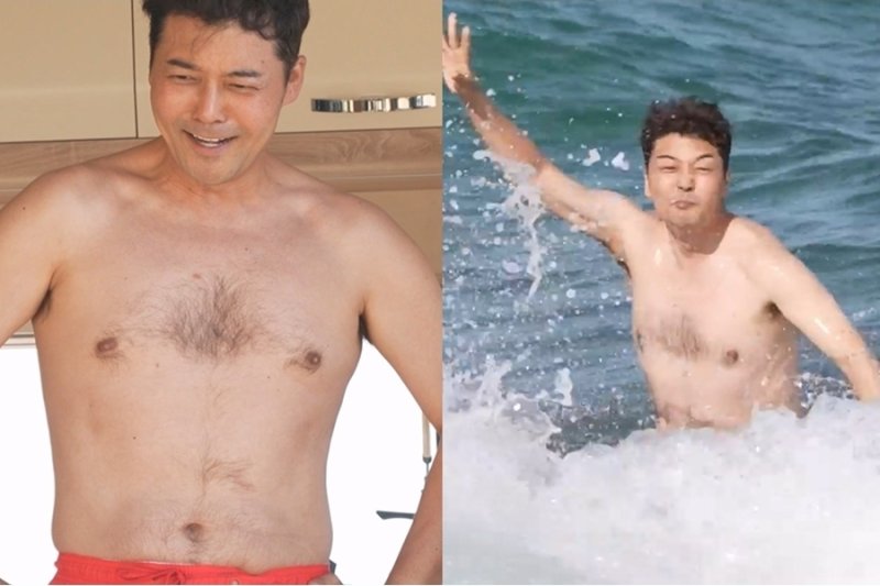 '매생이 오픈' 전현무·'기세 비키니' 박나래, 흑해 바다 수영 포착