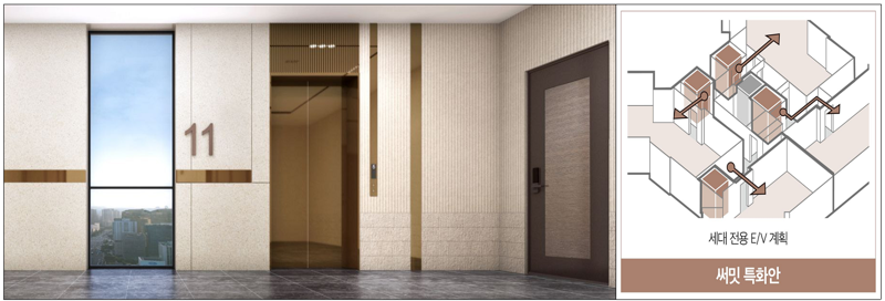 '가구별 전용 엘리베이터' 도입...대우건설, 개포우성7차에 특화설계 제안