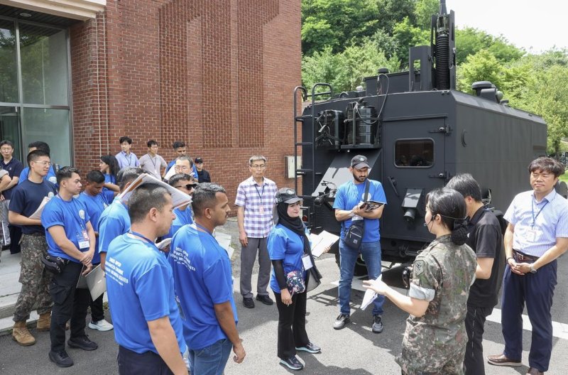 국제 화학방호교육 (출처=연합뉴스)