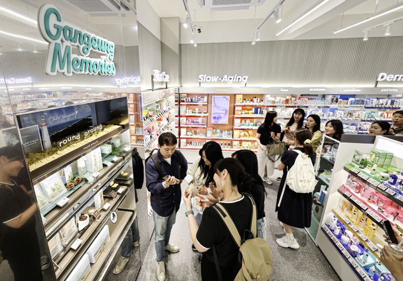 올리브영 강릉타운점 전경. 올리브영 제공