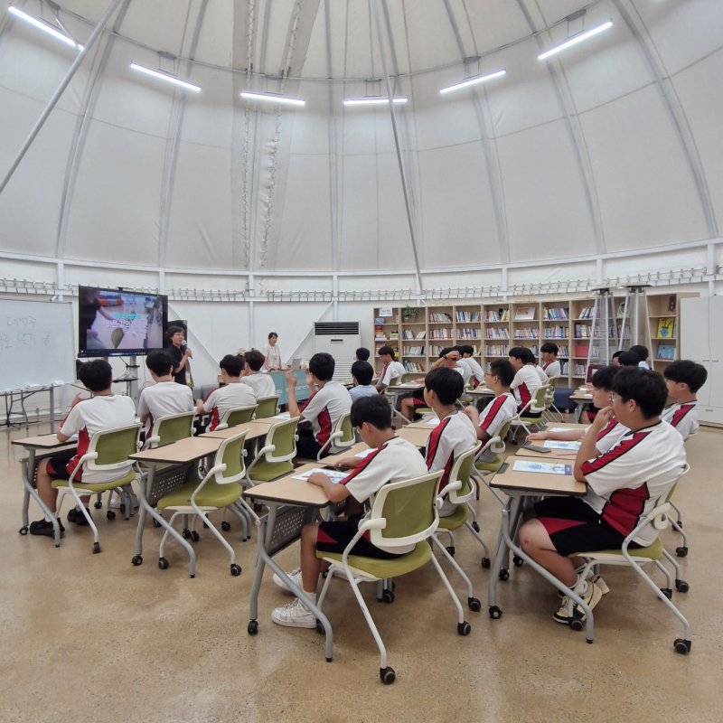 강원도교육청학생교육원, 원주 대성중학교 대상 숙박형 프로그램 운영.(강원도교육청 제공, 재판매 및 DB금지)