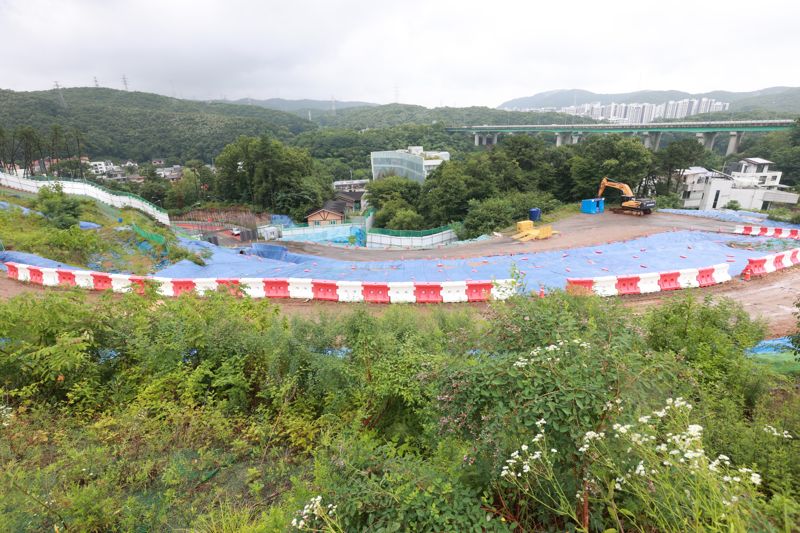 용인시, 고기동 노인복지시설 공사 "시민과 고기초 학생 통학 안전이 최우선"
