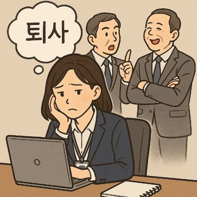 '칼퇴'가 죄인가요?…신입사원, 결국 퇴사 고민