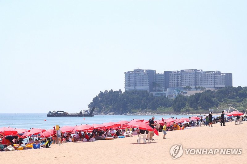 본격적인 여름 피서철…북적이는 해변 (출처=연합뉴스)