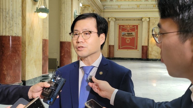워싱턴 방문한 여한구 통상교섭본부장 (출처=연합뉴스)