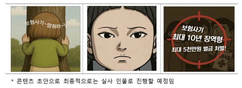 [서울=뉴시스] 오징어 게임 패러디 유투브 쇼츠 초안. (사진=금융감독원 제공) 2025.07.06. photo@newsis.com *재판매 및 DB 금지