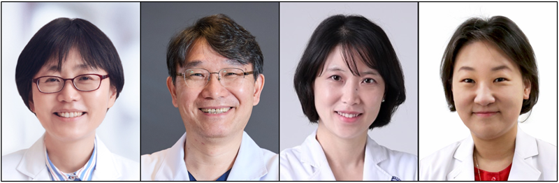 올해 광동 암학술상 수상자인 서울의대 내분비대사내과 박영주 교수(왼쪽부터), 고려의대 내분비내과 김신곤 교수, 연세암병원 종양내과 김효송 교수, 서울의대 예방의학교실 신애선 교수. 광동제약 제공