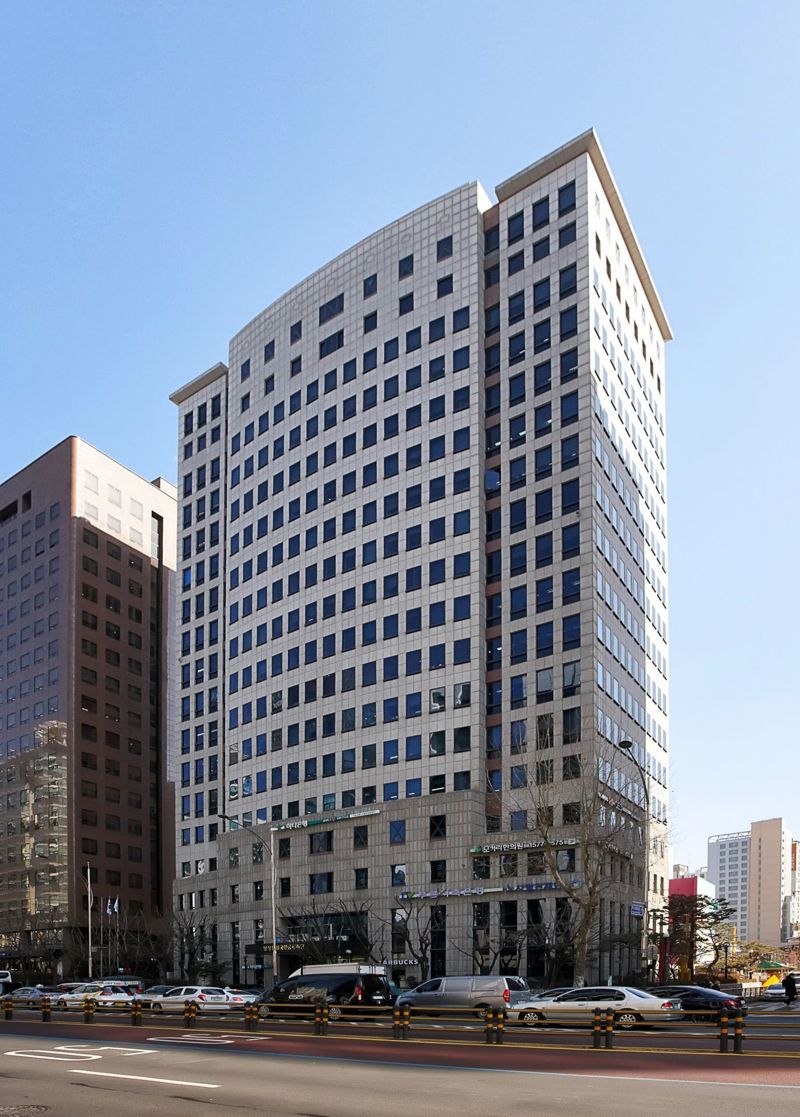 별정우체국연금관리단빌딩 전경. 유진그룹 제공