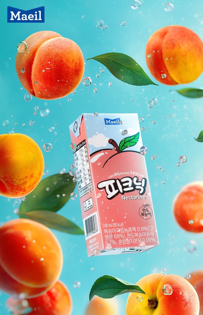 매일유업, '피크닉 천도복숭아' 출시 4개월만에 200만팩 판매