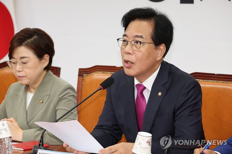 발언하는 송언석 비대위원장 (출처=연합뉴스)