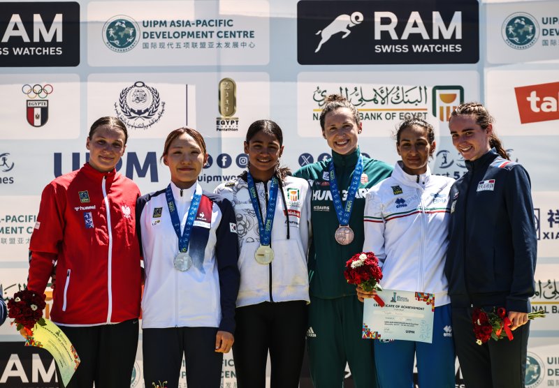 [서울=뉴시스]근대5종 성승민, 월드컵 파이널 은메달. (사진=대한근대5종연맹 제공)