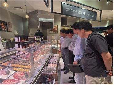 두바이 프라임 궈메이 프리미엄 식육점 및 고급육 정육점 현지시장조사 (출처=연합뉴스)