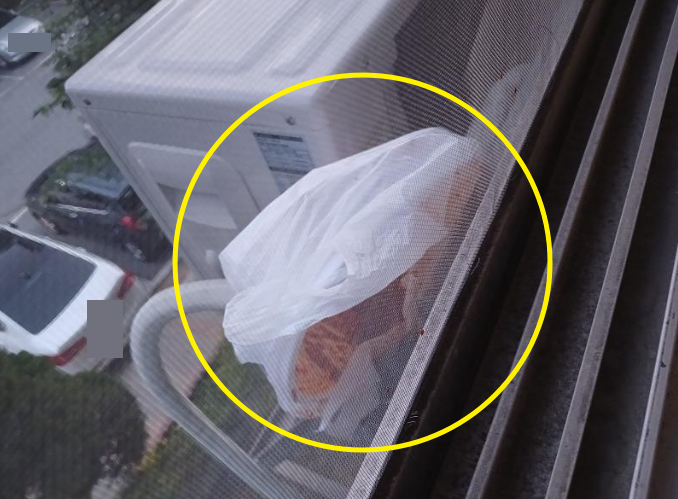 개념 무슨 일 아파트 위층서 음식물 쓰레기를... 황당