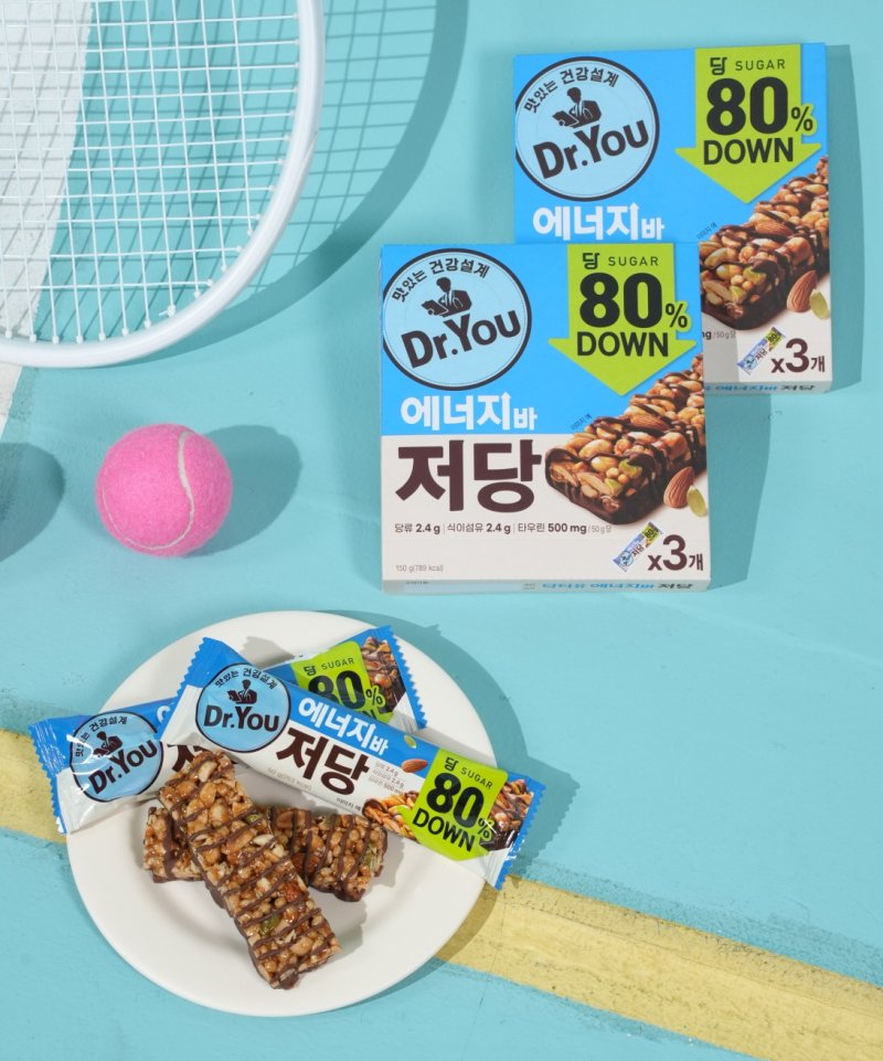 [서울=뉴시스] 오리온 닥터유 에너지바 저당 제품 이미지. (사진=오리온) 2025.07.08. *재판매 및 DB 금지