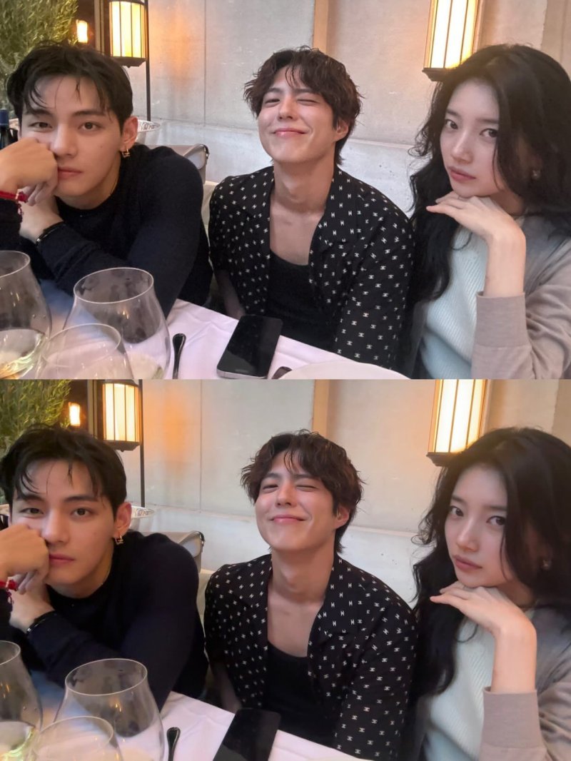 수지·박보검·뷔, 파리에서 뭉친 비주얼들…역대급 조합 [N샷]