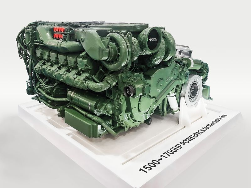 HD현대인프라코어 'K2 전차 심장' 만든다... 923억 공급 계약