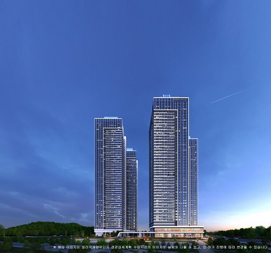 실사용 47평까지 확장…청라국제업무단지 첫 발코니 특화 오피스텔 ‘청라 피크원 푸르지오’ 7월 분양 예정