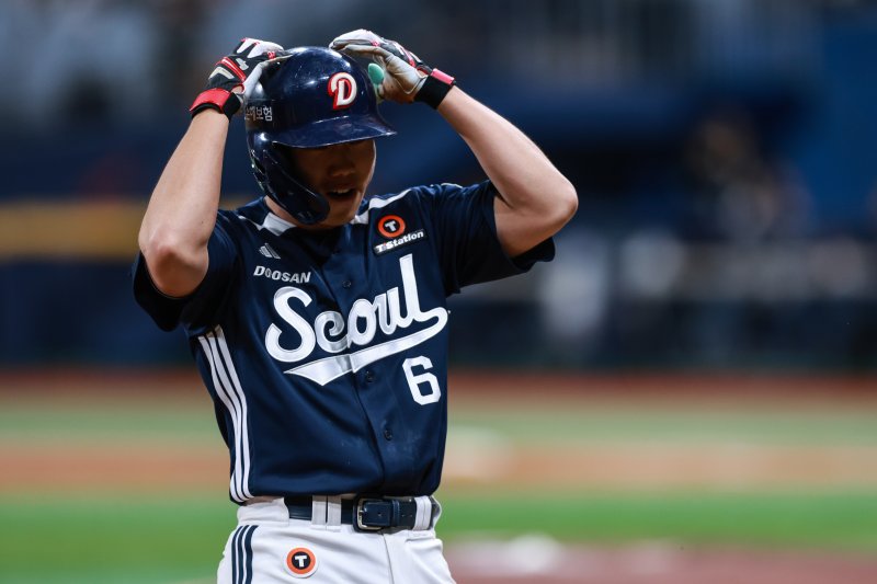 [서울=뉴시스] 프로야구 두산 베어스의 오명진. (사진 = 두산 베어스 제공) *재판매 및 DB 금지
