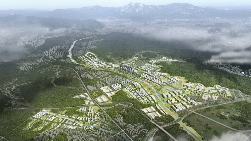 [서울=뉴시스] 고양창릉지구 메인 조감도. 2025.01.28. (자료=3기 신도시 홈페이지) photo@newsis.com *재판매 및 DB 금지