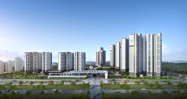 '고덕 자연앤 하우스디'(자연& hausD) 투시도. 대보건설 제공