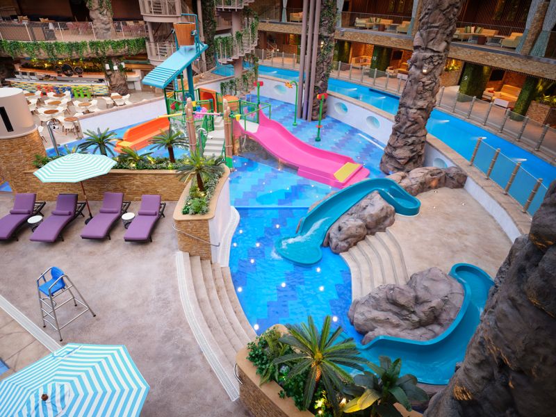 스플래시 베이 안에 따로 마련된 '키즈 플레이그라운드'. 인스파이어 제공