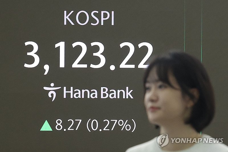 코스피, 장 초반 3,110대 보합세 (출처=연합뉴스)