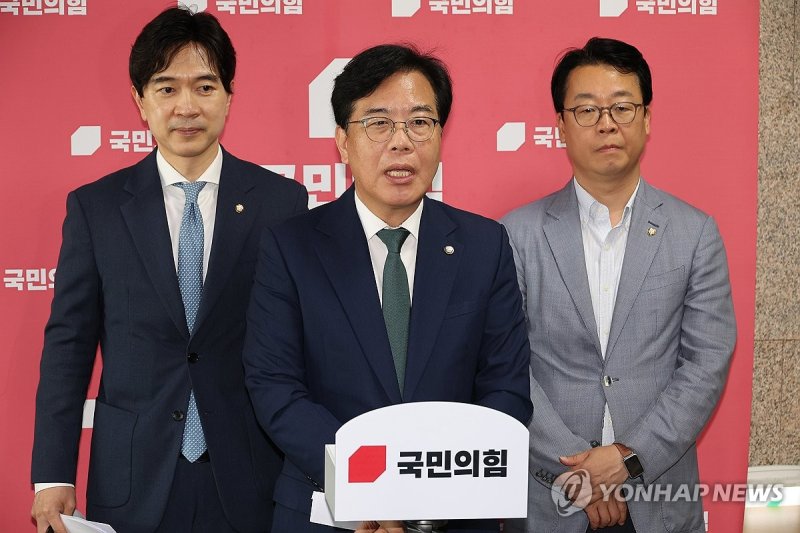 백브리핑하는 송언석 비상대책위원장 (출처=연합뉴스)