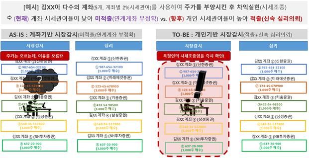 개인기반 시장감시를 통한 신속·정밀 감시 개요. 금융위원회 제공