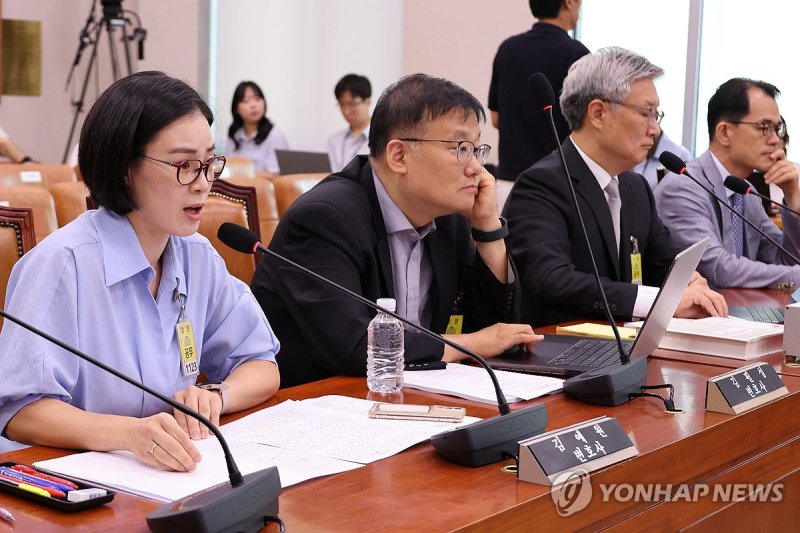 검찰개혁 법안 의견 진술하는 김예원 변호사 (출처=연합뉴스)