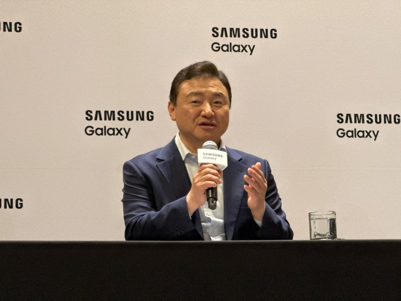 기자간담회 발언하는 노태문 삼성전자 사장 (출처=연합뉴스)