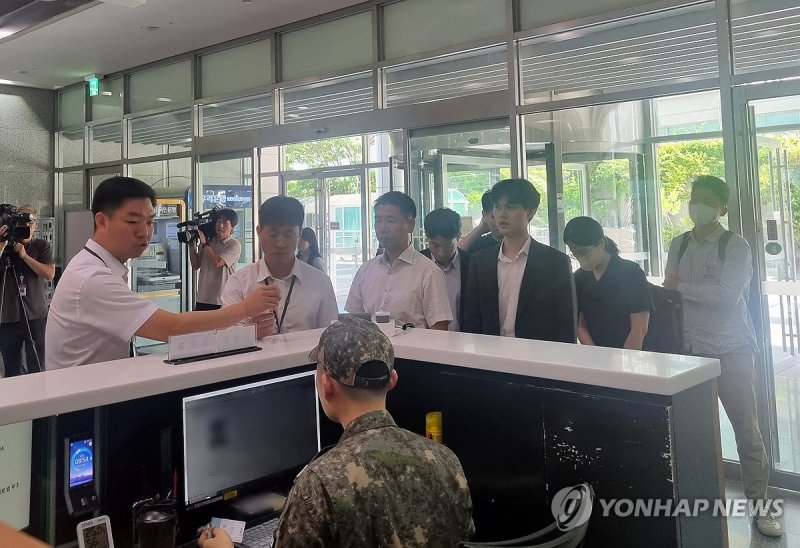 해병특검, 국방부 대변인실 등 압수수색 (출처=연합뉴스)