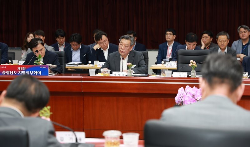 지난 9일 충남도청에서 열린 충남 시장·군수협의회 모습 (태안군 제공. 재판매 및 DB금지)2025.7.10/뉴스1